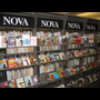 2005 10 17 30 Nova Library installation shelves with NOVA sign above