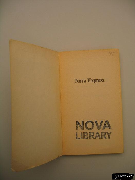 2005 10 17 34 Nova Library stamp inside Nove Express book front cover